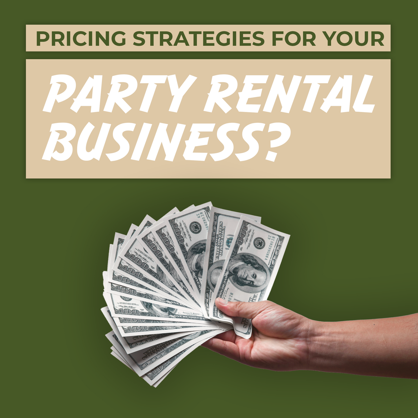 Pricing Strategies for Your Party Rental Business