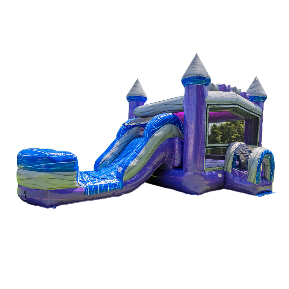 Purplish Castle Inflated Pool Combo